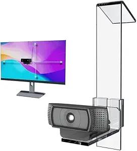 Product image of Pro V2 | Webcam Mount | Position Anywhere on Laptops to 32" Screens | Tripod Gooseneck Teleprompter Alternative for Eye Contact Audience
