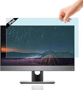 Product image of [2 Pack] 24 inch Removable Anti-Glare Blue Light Screen Protector for 16:9 Computer Monitor Display– Anti-Glare, Anti-Scratch, PC Anti-UV Eye Protection Filter Film