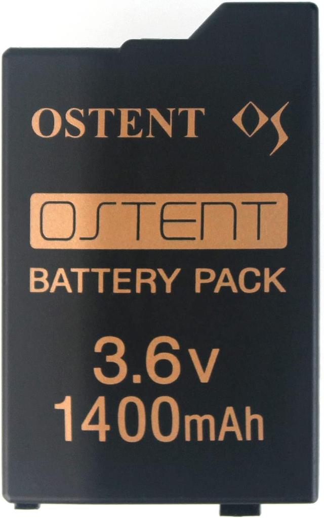 Product image of OSTENT Real 1400mAh 3.6V Lithium Ion Li-ion Polymer Rechargeable Battery Pack Replacement Upgraded Version for Sony PSP 2000/3000 PSP-S280 Console Video Games