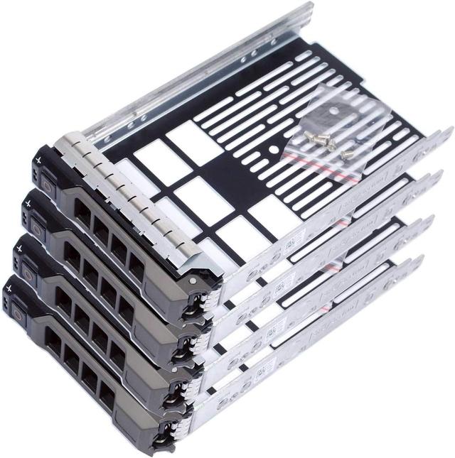 Product image of Pack-4, Hard Drive Tray Caddy for Dell Poweredge Series 11/12/13 Generation Models 3.5" SAS/SATA R320 R430, R530, R730, T430, T630, R420, R520, R720, T420, T620, R410, R510, R710, T410, T610 T710